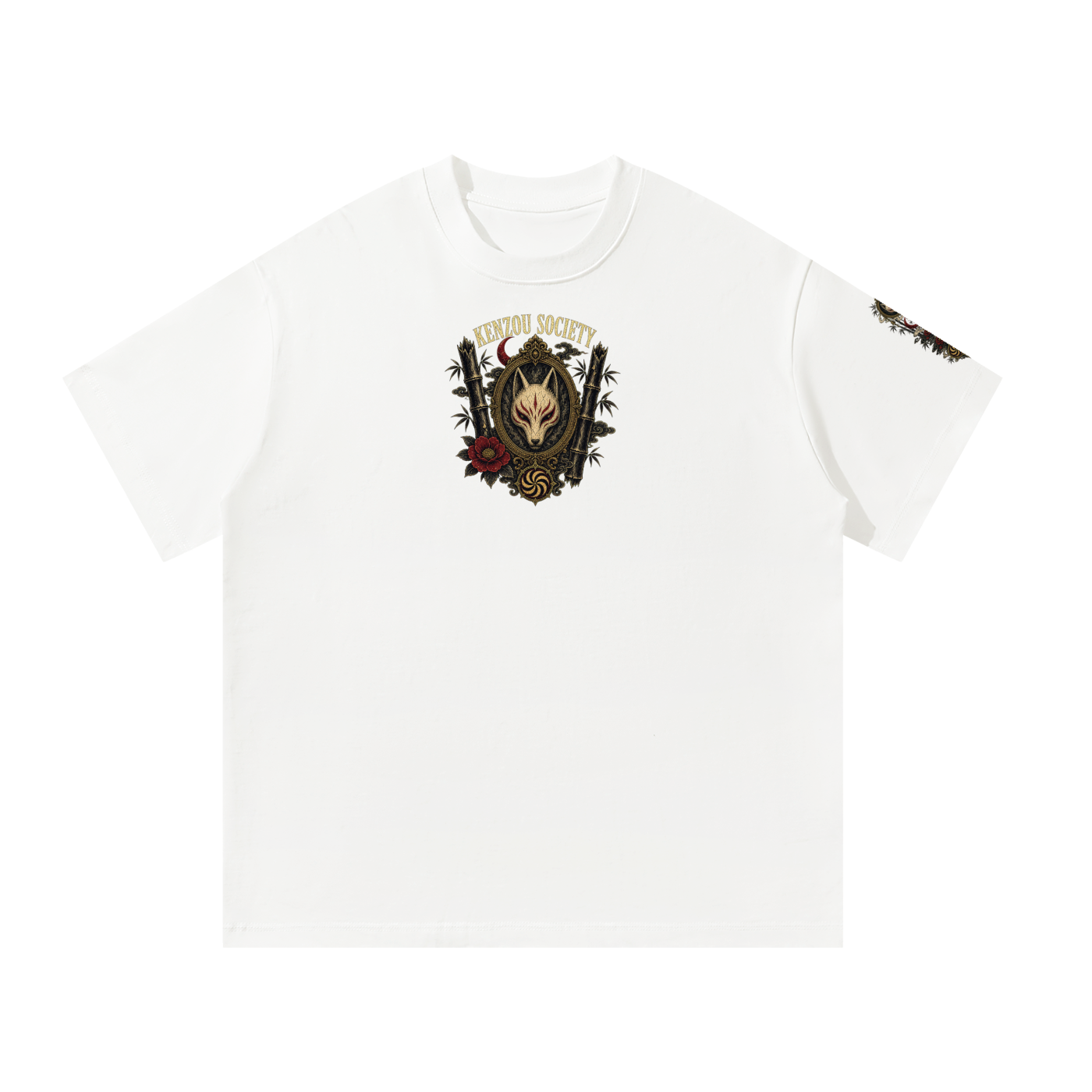 Bamboo 9 Tails  Oversized T-Shirt