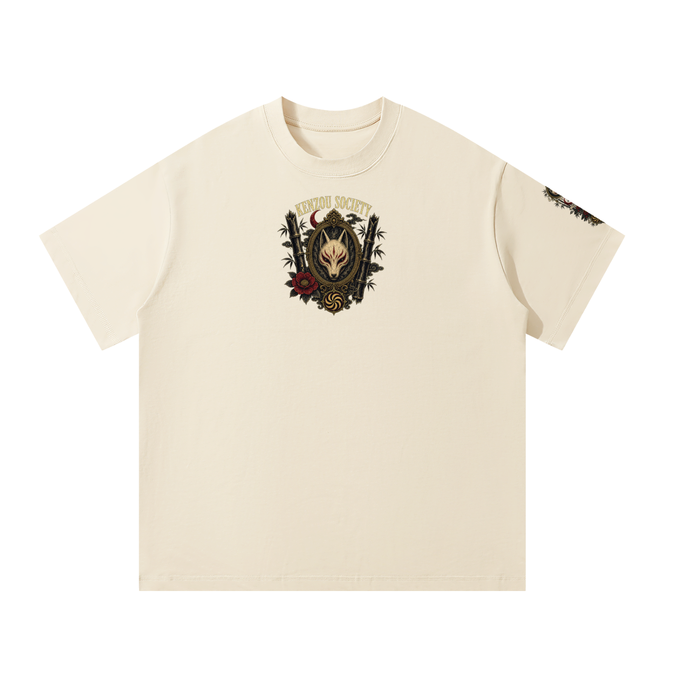 Bamboo 9 Tails  Oversized T-Shirt