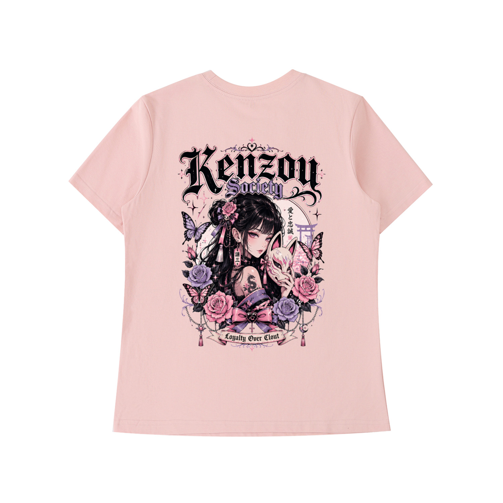 Womens Kitsune Essential Standard Shoulder T-Shirt