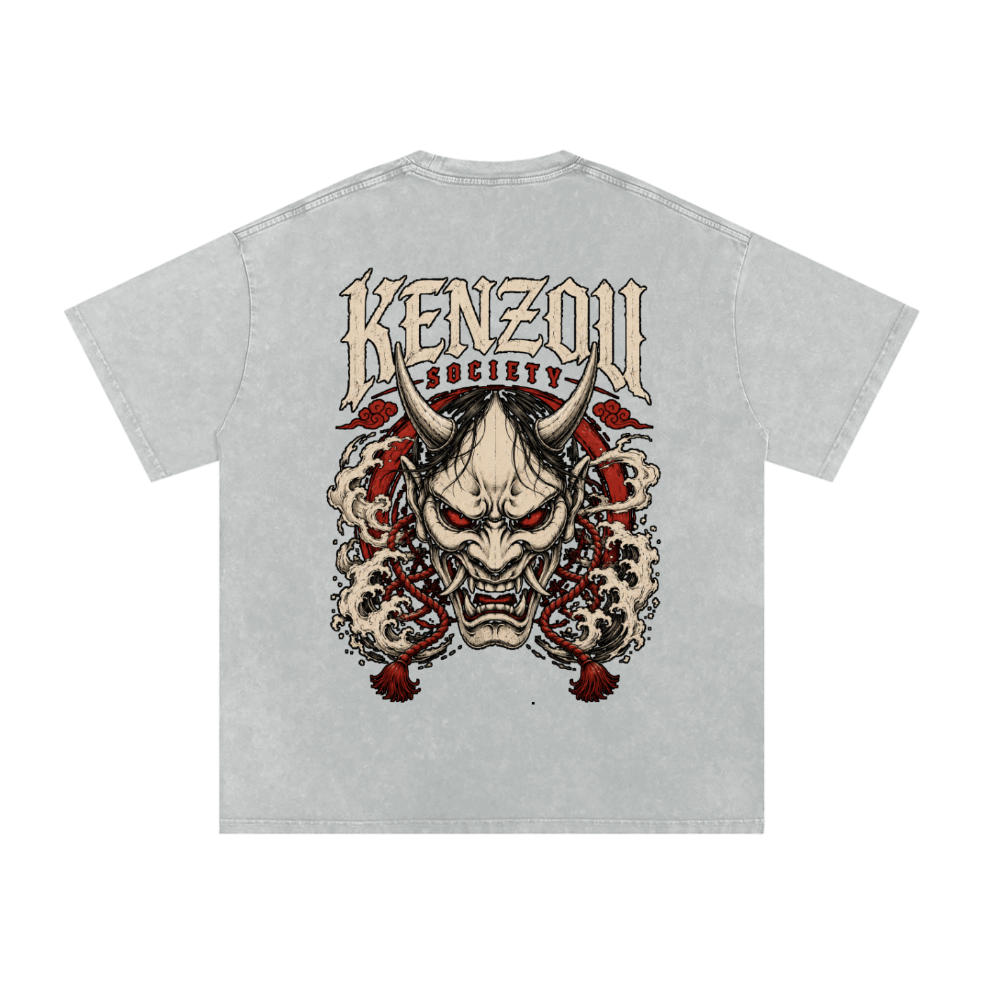 Hannya Snow Washed Oversized Cotton T-Shirt