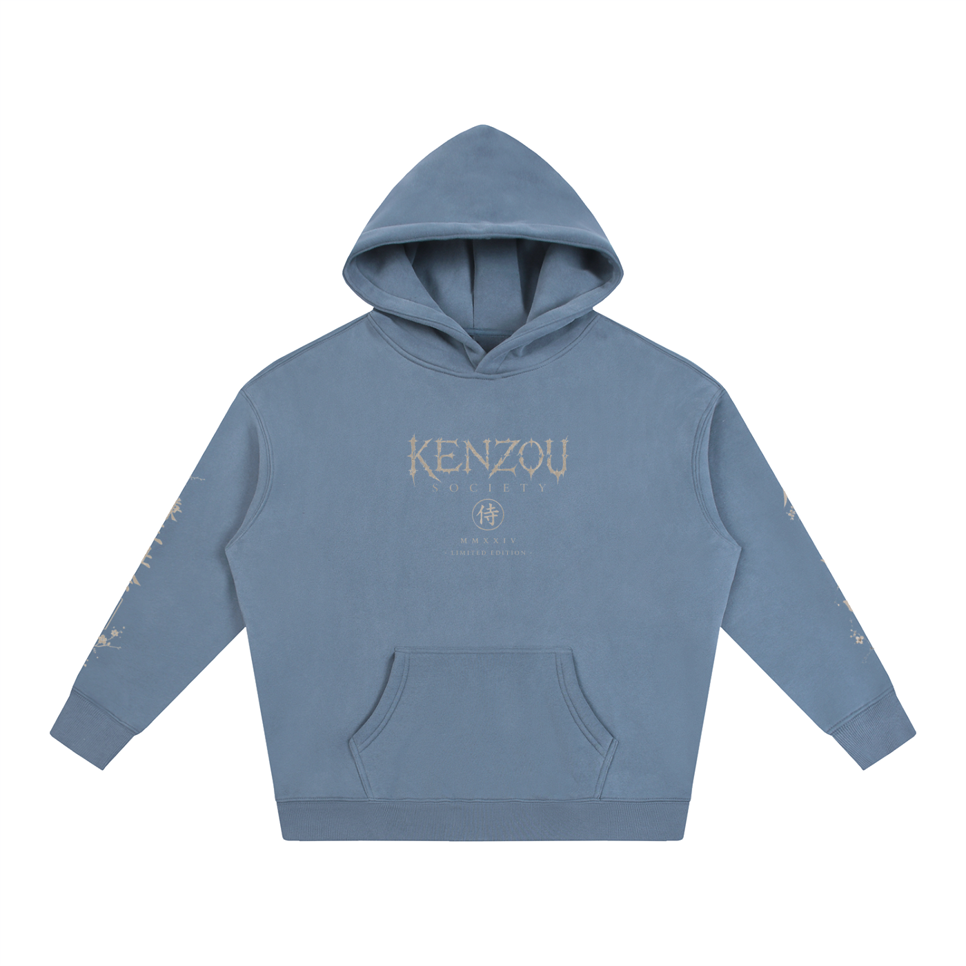 hoodie kenzo united states limited Limited Edition Oversized Fleece Hoodie Jeans Blue S