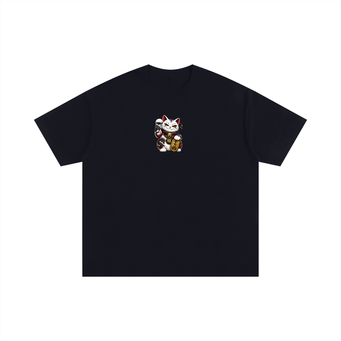 Money Cat Oversized Cotton T-Shirt