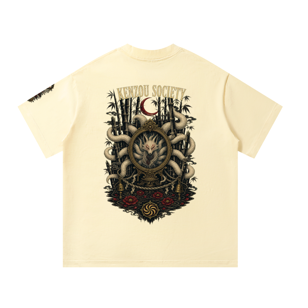 Bamboo 9 Tails  Oversized T-Shirt