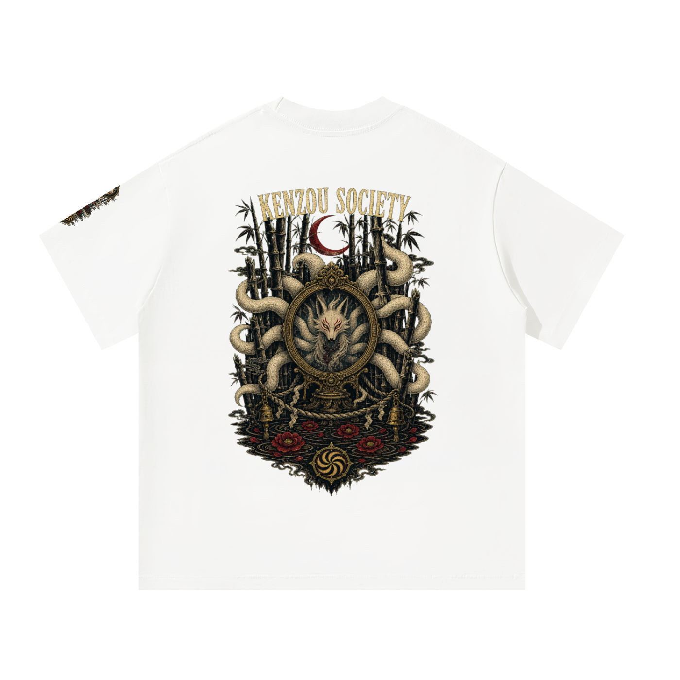 Bamboo 9 Tails  Oversized T-Shirt