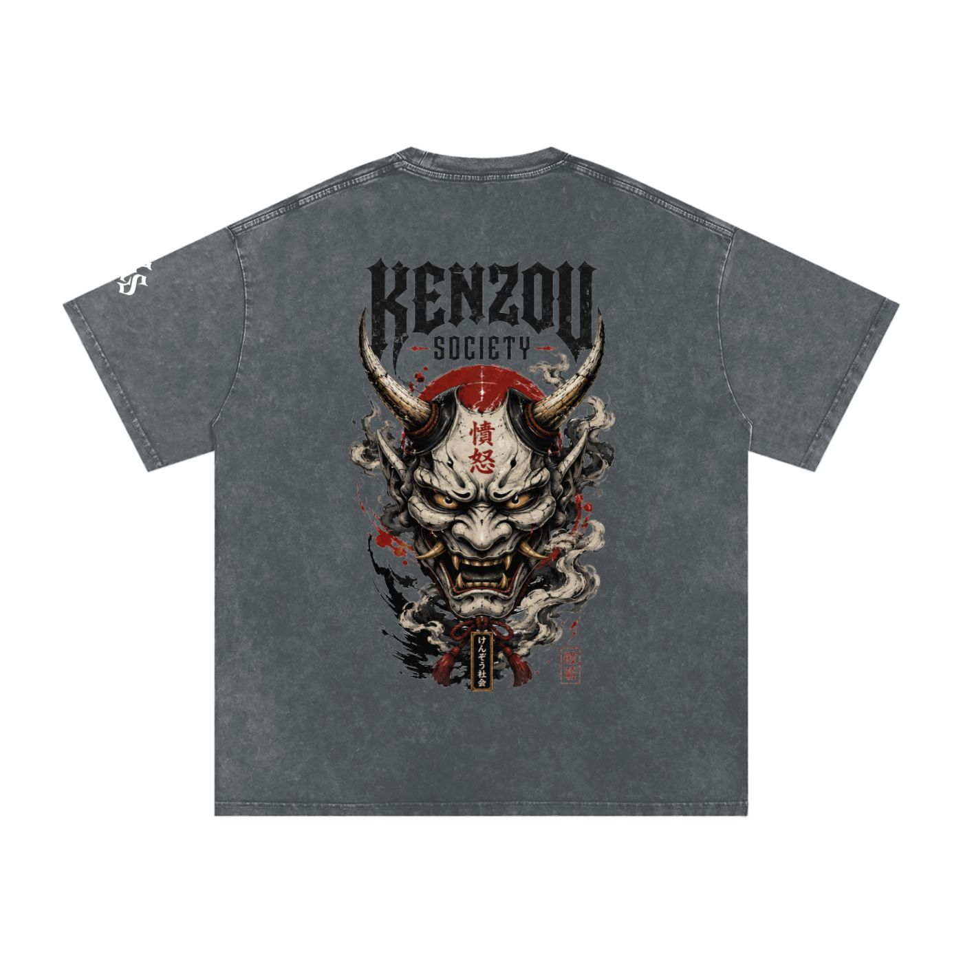 Hannya Snow-Wash Oversized Tee