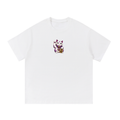 Money Cat purple Essential Cotton T-Shirt
