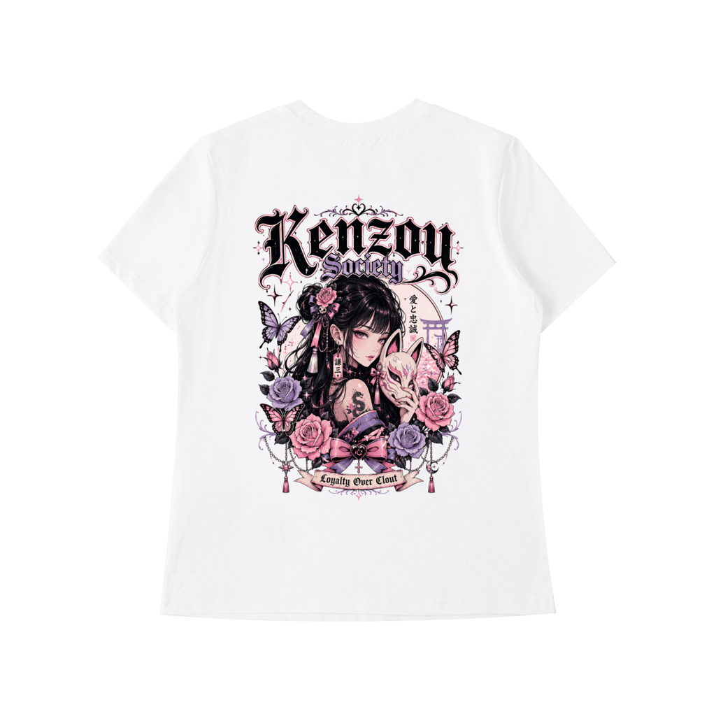 Womens Kitsune Essential Standard Shoulder T-Shirt