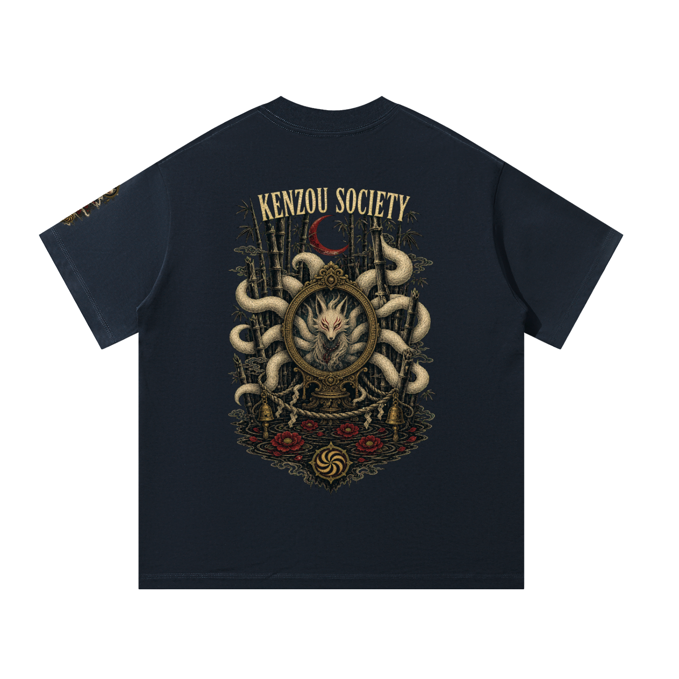 Bamboo 9 Tails  Oversized T-Shirt