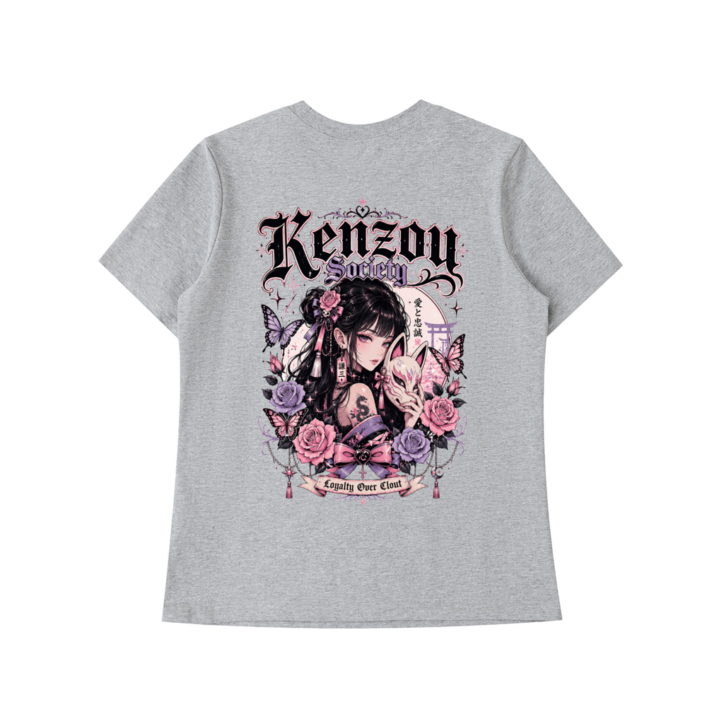 Womens Kitsune Essential Standard Shoulder T-Shirt