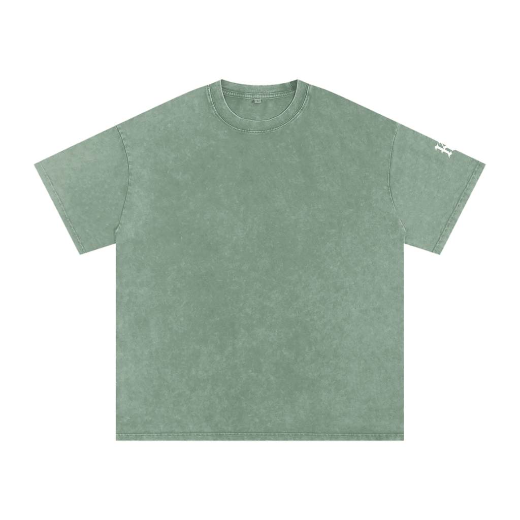 Hannya Snow Washed Oversized Cotton T-Shirt