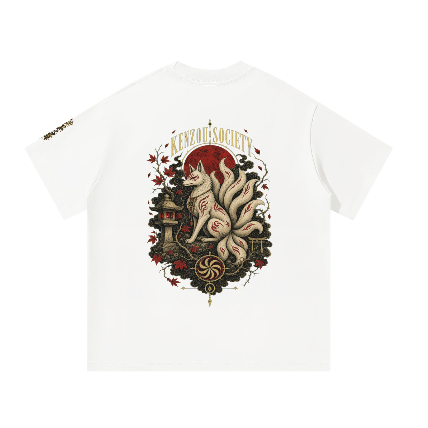 Maple 9 Tails Oversized T-Shirt
