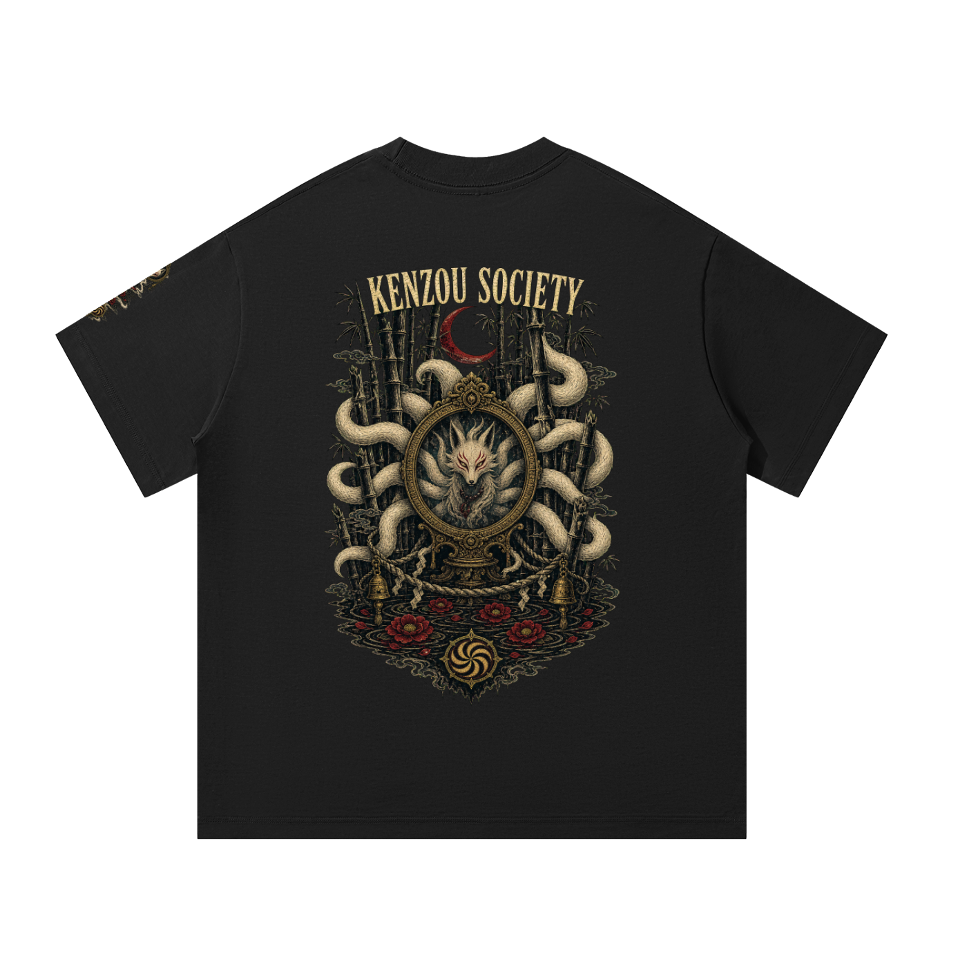 Bamboo 9 Tails  Oversized T-Shirt
