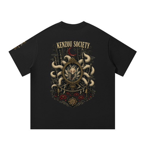 Bamboo 9 Tails  Oversized T-Shirt
