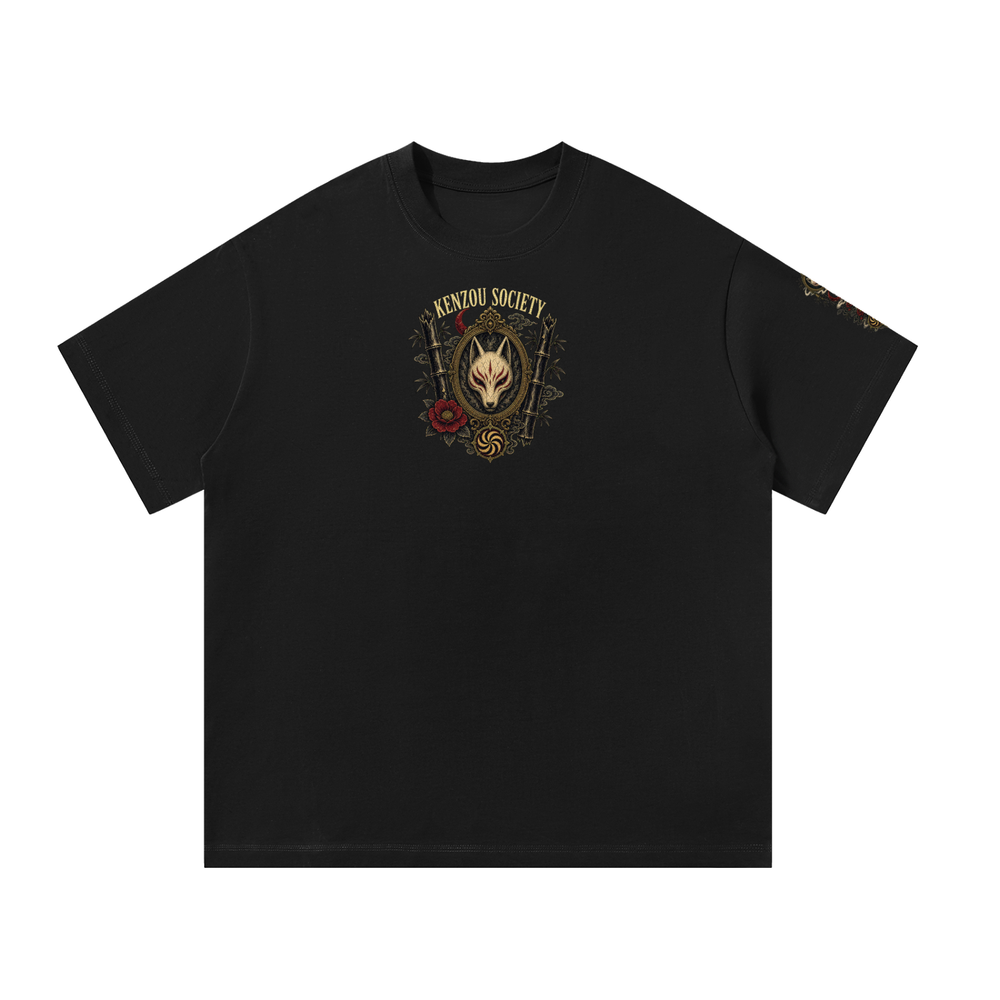 Bamboo 9 Tails  Oversized T-Shirt