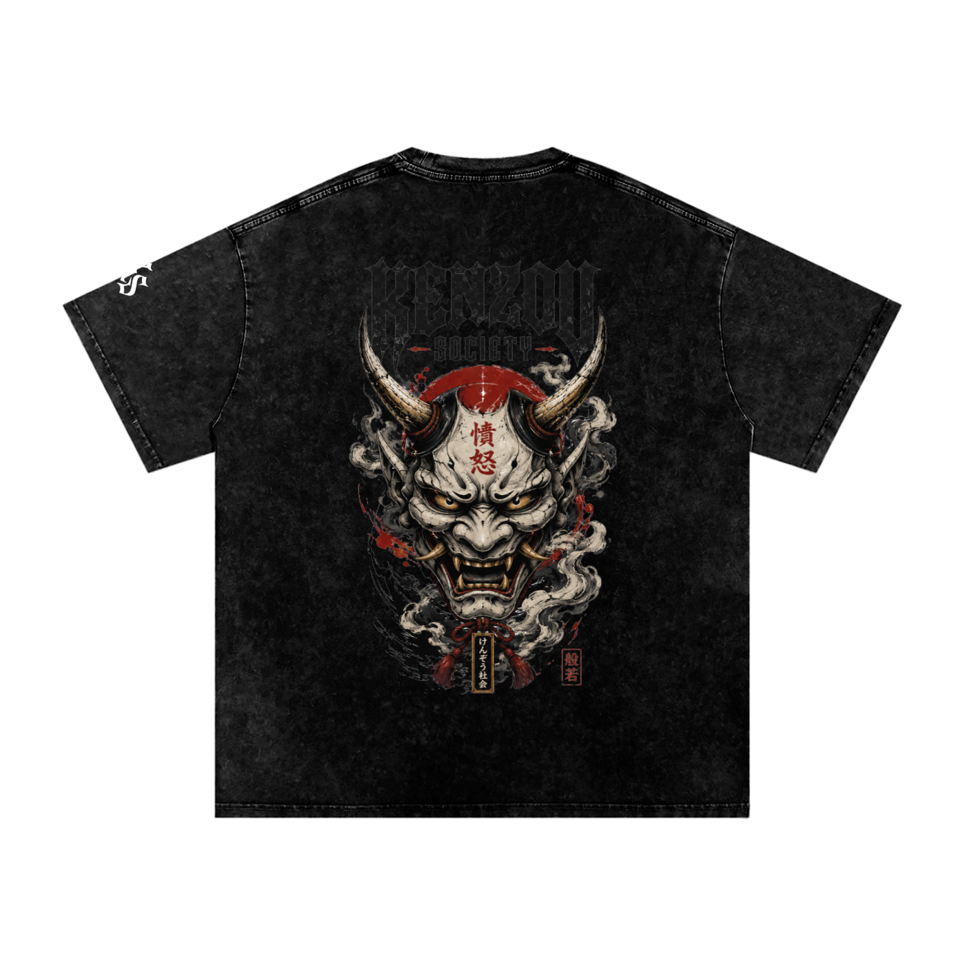 Hannya Snow-Wash Oversized Tee