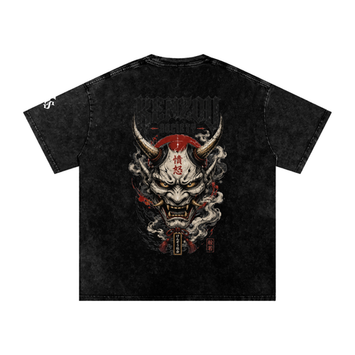 Hannya Snow-Wash Oversized Tee
