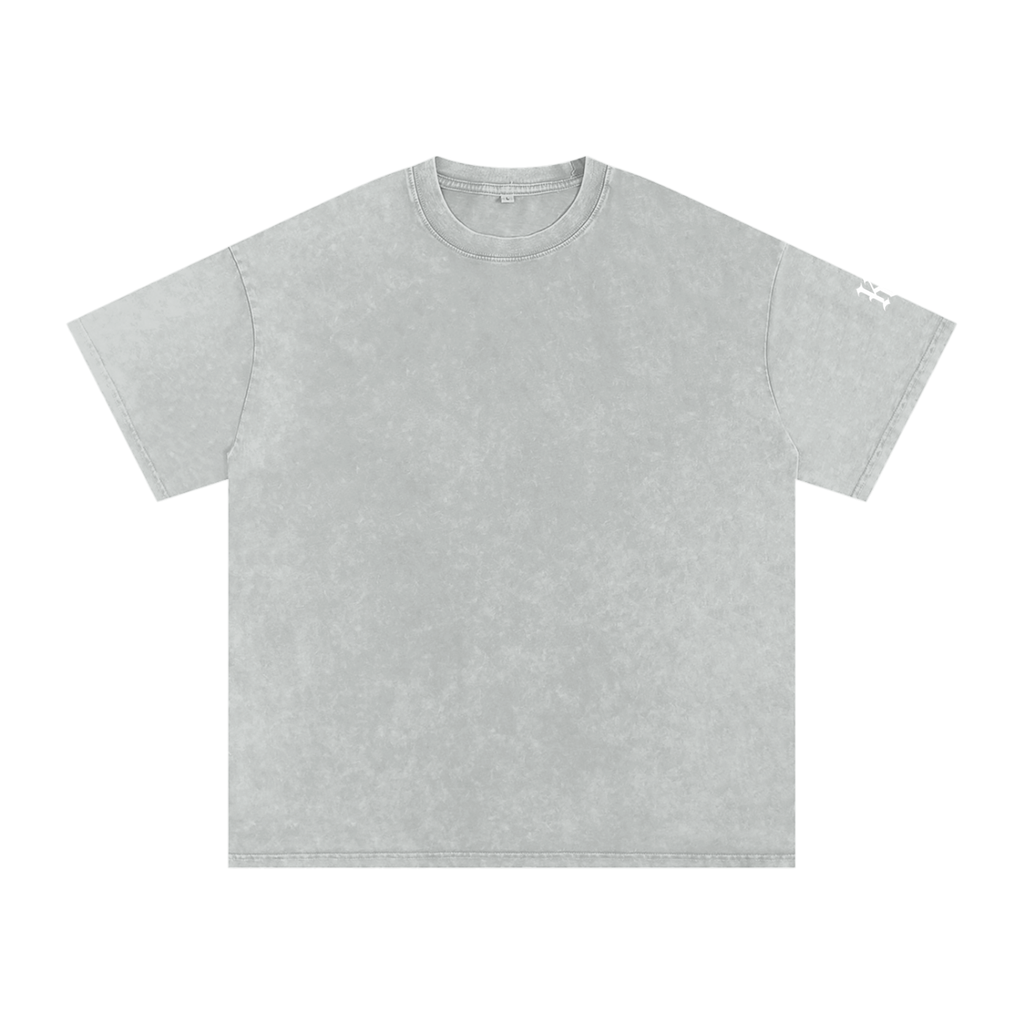 Hannya Snow Washed Oversized Cotton T-Shirt