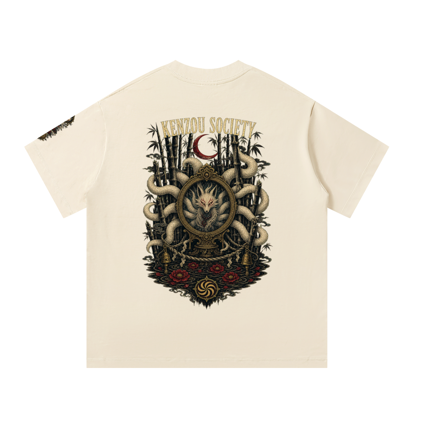Bamboo 9 Tails  Oversized T-Shirt