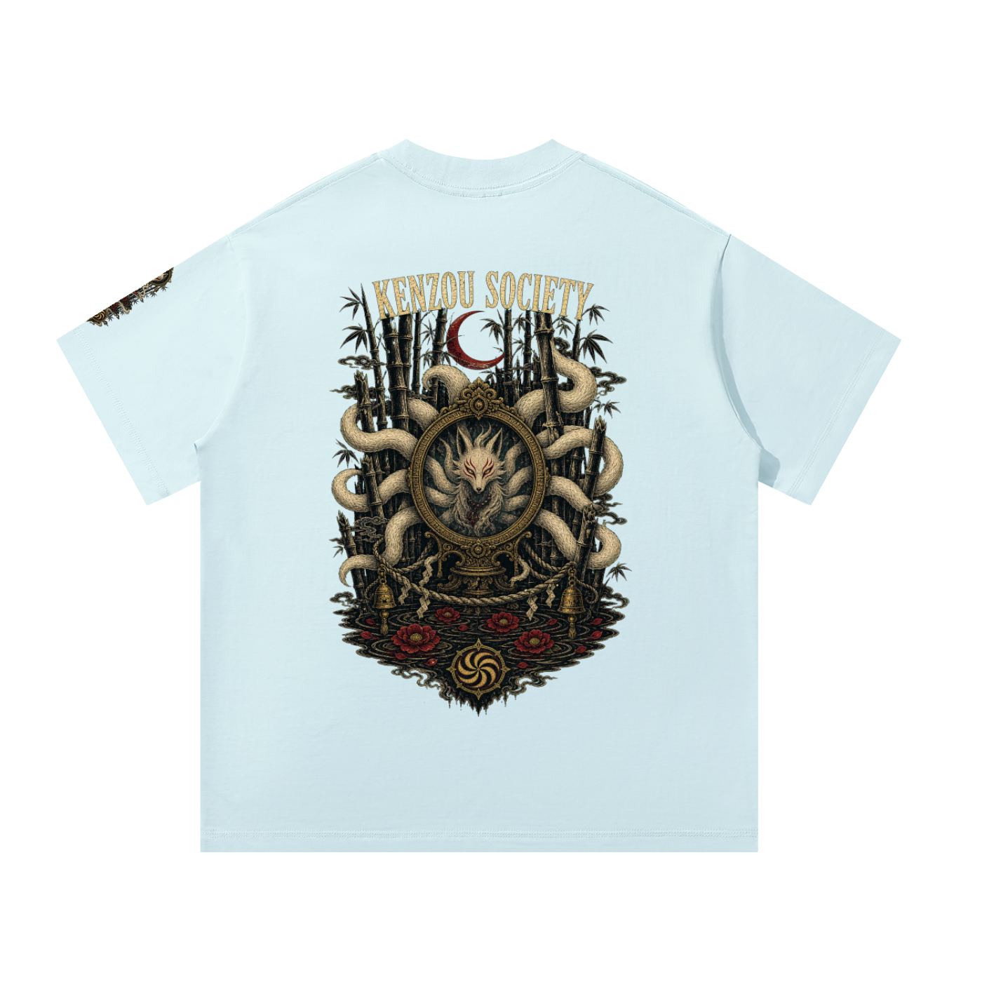 Bamboo 9 Tails  Oversized T-Shirt