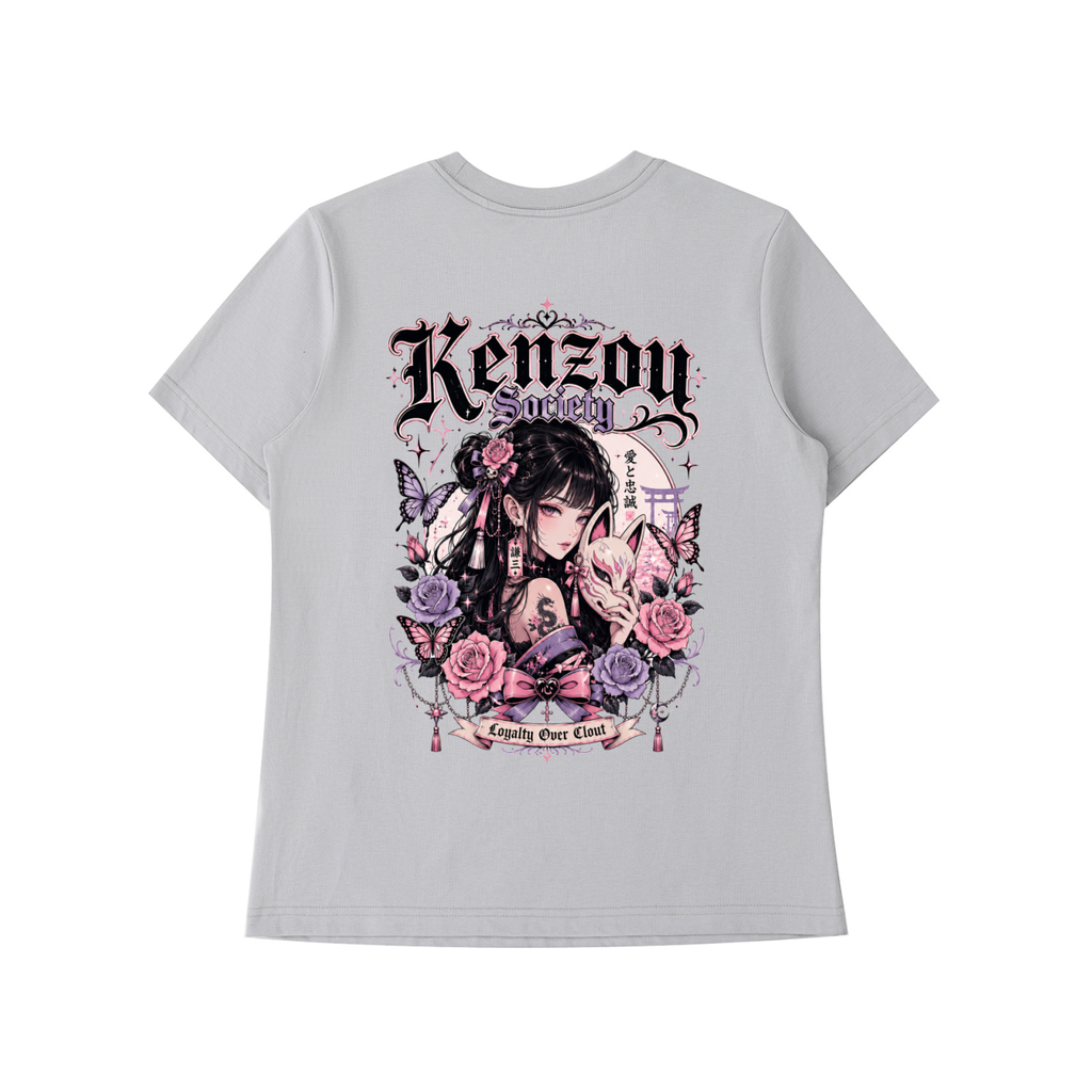 Womens Kitsune Essential Standard Shoulder T-Shirt