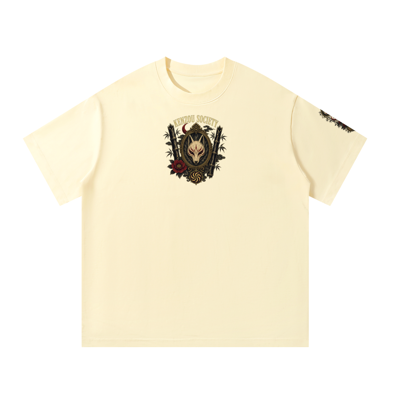 Bamboo 9 Tails  Oversized T-Shirt